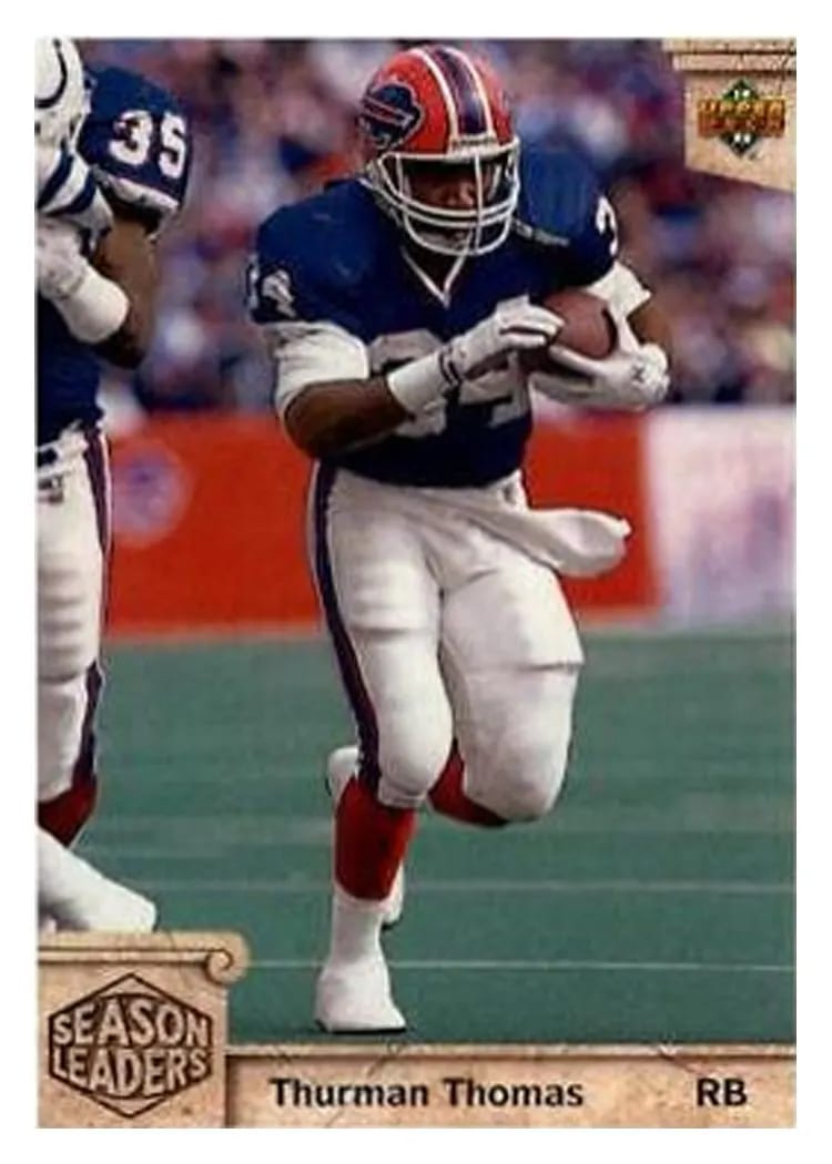 1992 Upper Deck Thurman Thomas #309 card