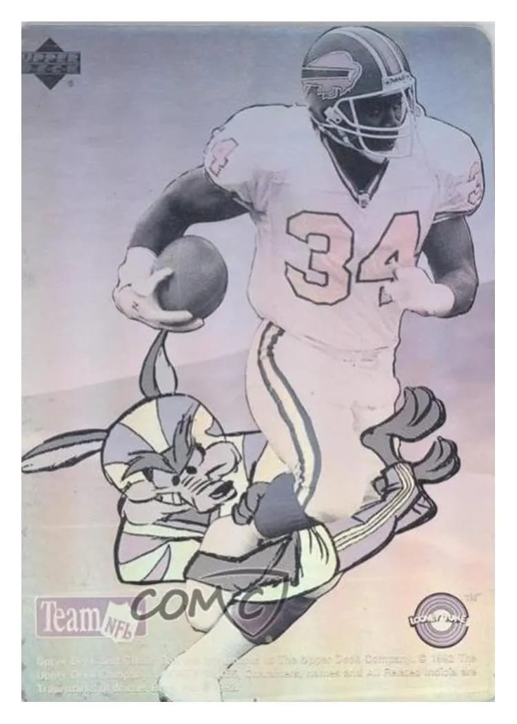 1992 Upper Deck Comic Ball 4 Thurman Thomas card