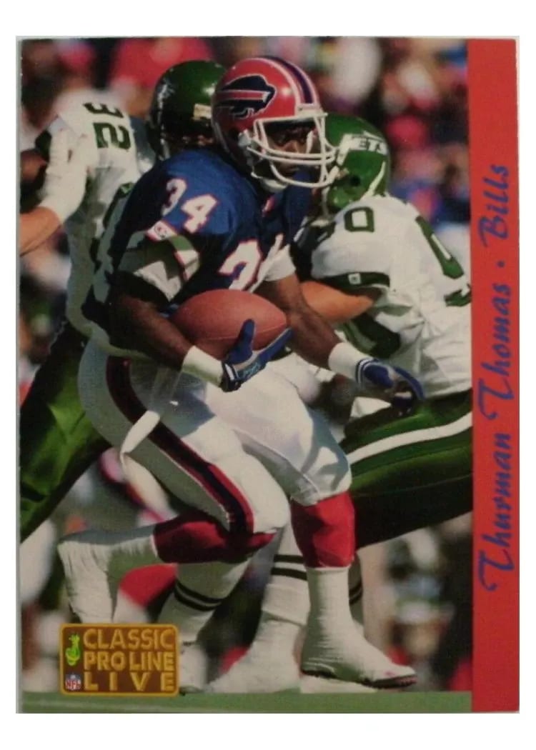 1993 Pro Line Live Thurman Thomas #20 card