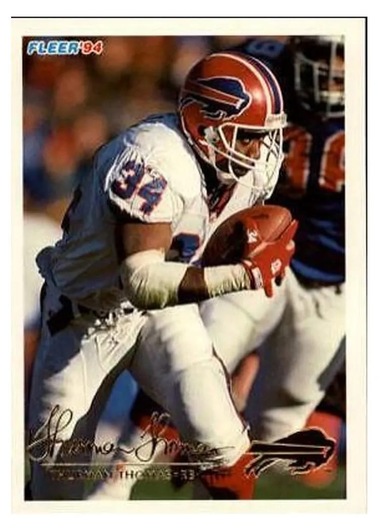 1994 Fleer Thurman Thomas #52 card