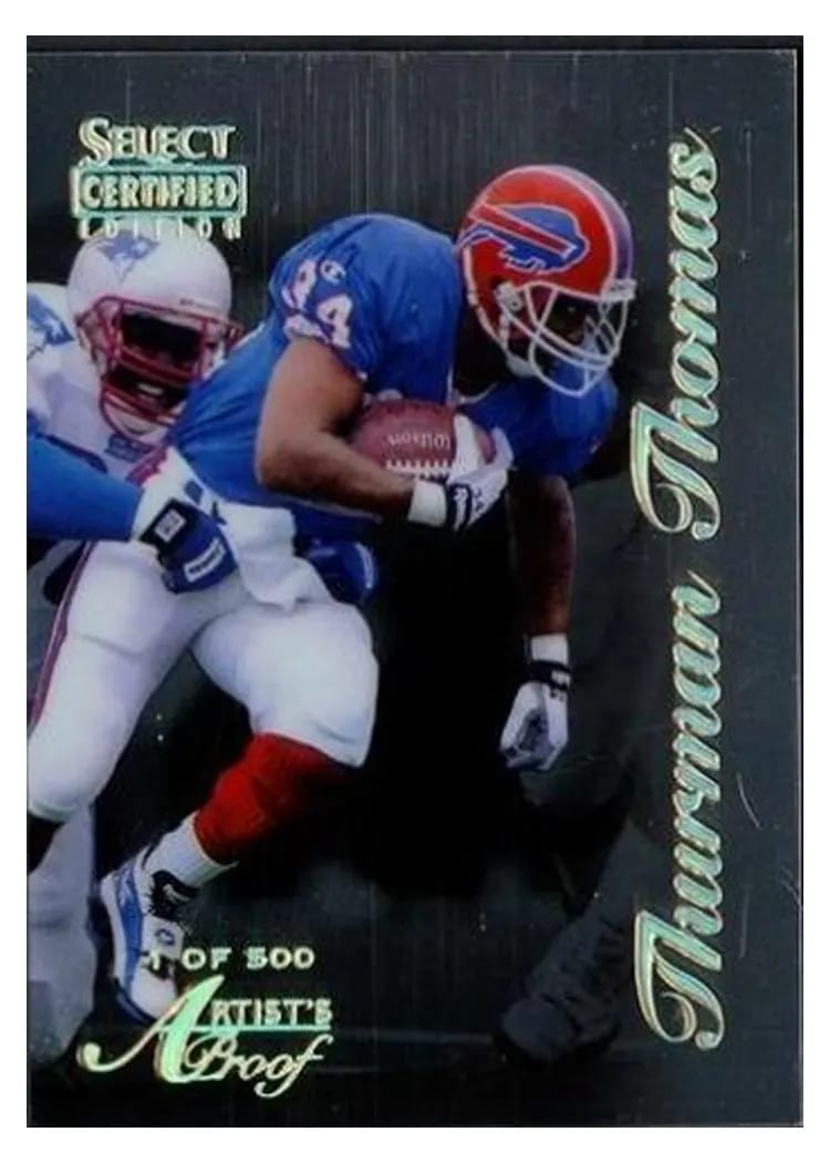 1996 Select Certified Thurman Thomas #65 card