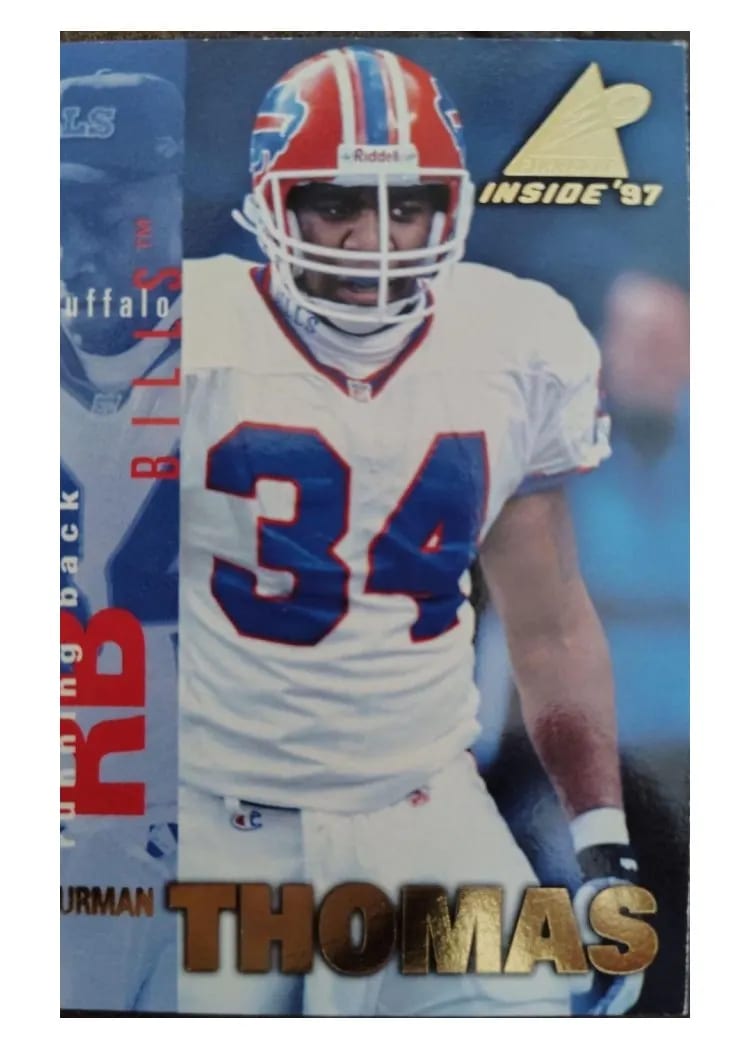 1997 Pinnacle Inside Thurman Thomas #16 card