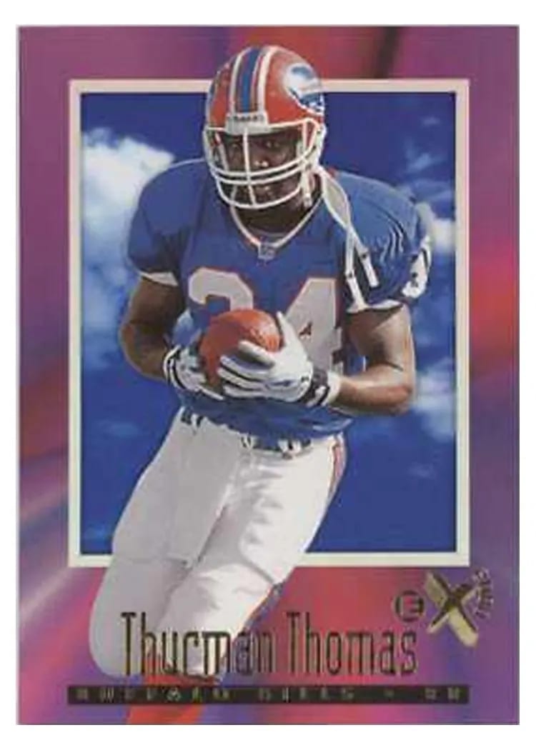 1997 Skybox E X2000 Thurman Thomas #35 card
