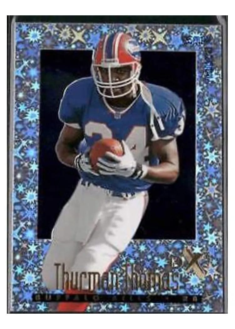 1997 Skybox E X2000 Thurman Thomas #35 card