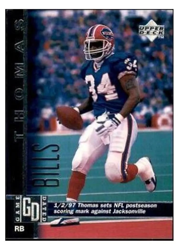 1997 Upper Deck Thurman Thomas #78 card