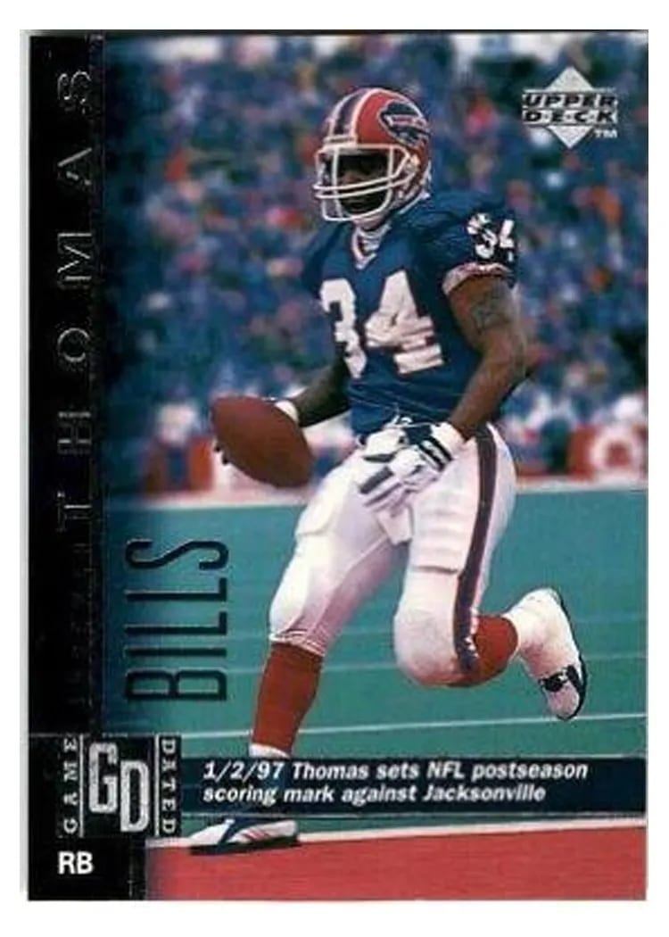 1997 Upper Deck Thurman Thomas #78 card