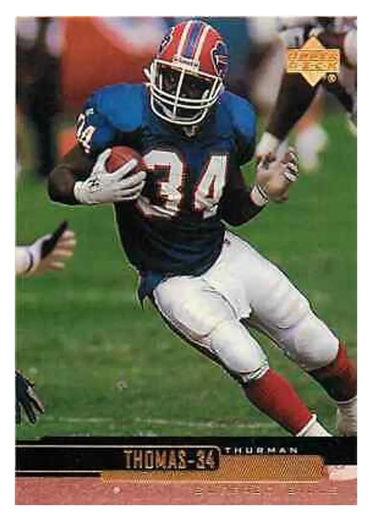 1999 Upper Deck Thurman Thomas #28 card
