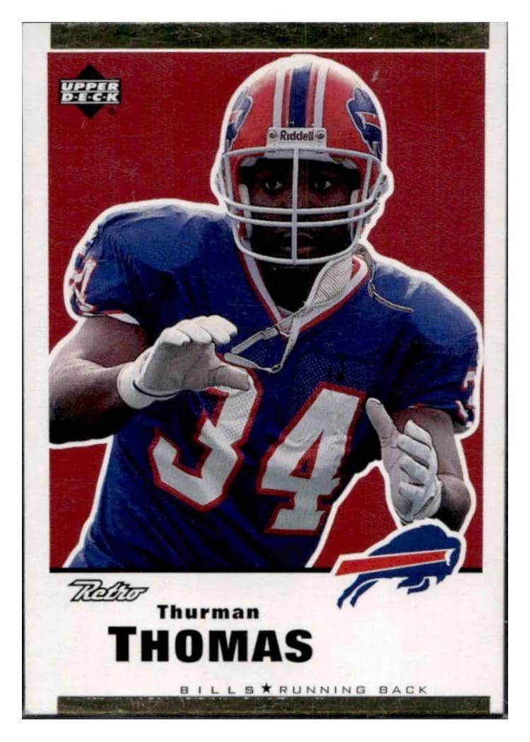 1999 Upper Deck Retro Thurman Thomas #19 card