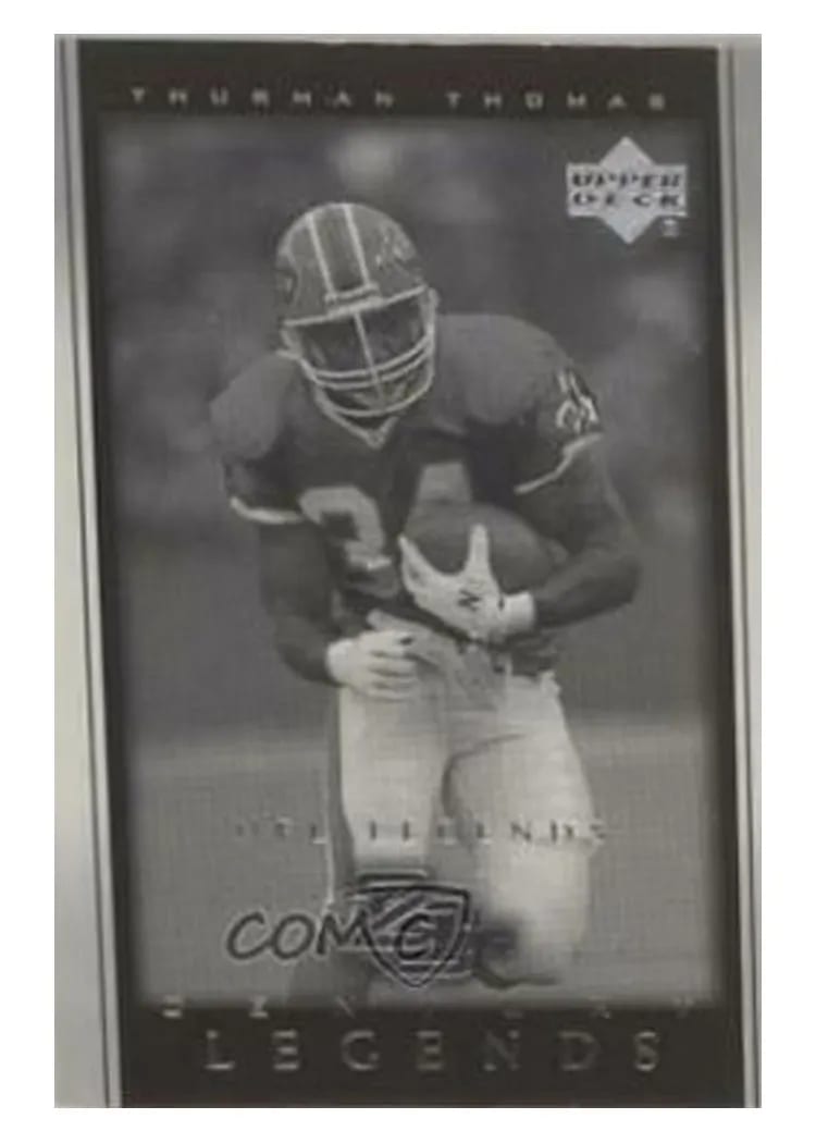 2000 Upper Deck Legends Thurman Thomas #93 card