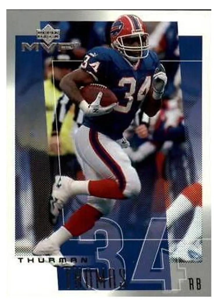 2001 Upper Deck MVP Thurman Thomas #135 card