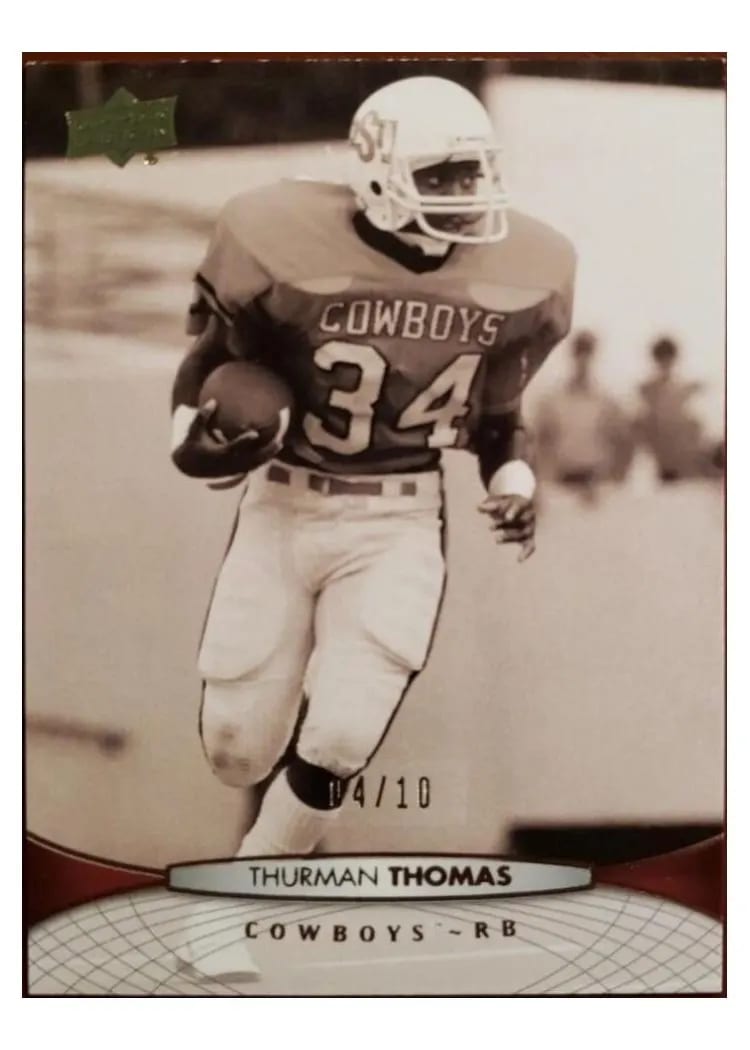 2012 Upper Deck Thurman Thomas #43 card