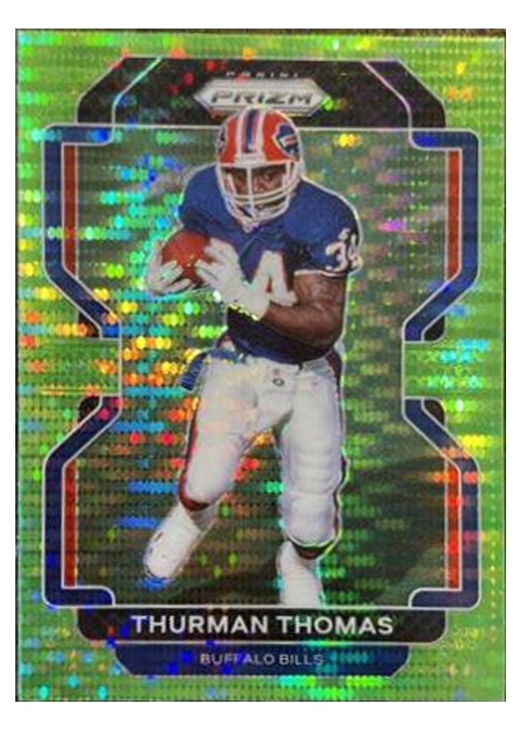 2021 Panini Prizm Base Set Thurman Thomas #123 card
