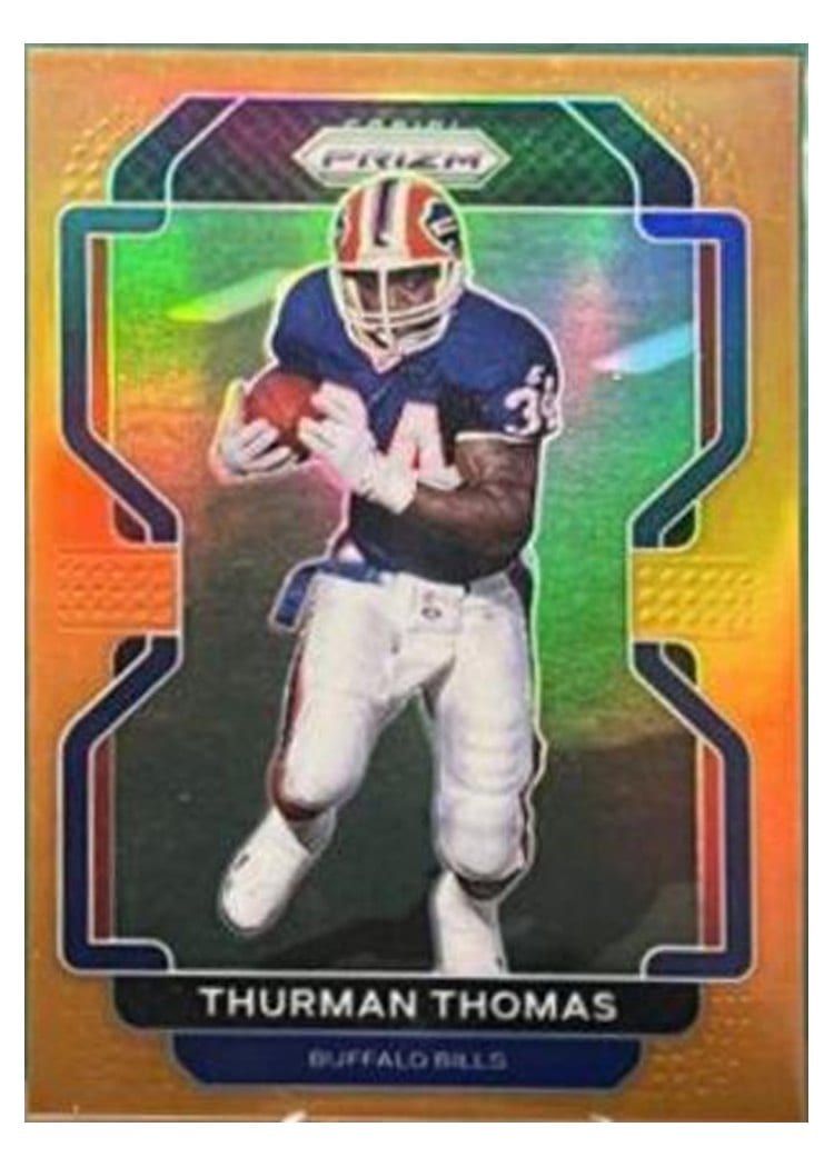 2021 Panini Prizm Base Set Thurman Thomas #123 card