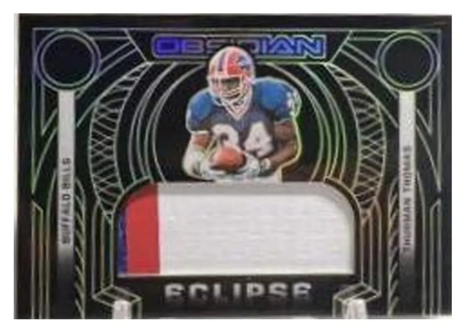 2022 Panini Obsidian Eclipse Thurman Thomas #ECL-TTH card