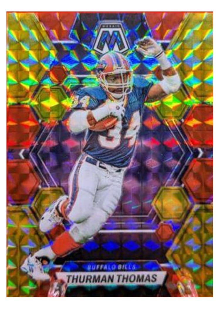 2023 Panini Mosaic Base Set Thurman Thomas #27 card