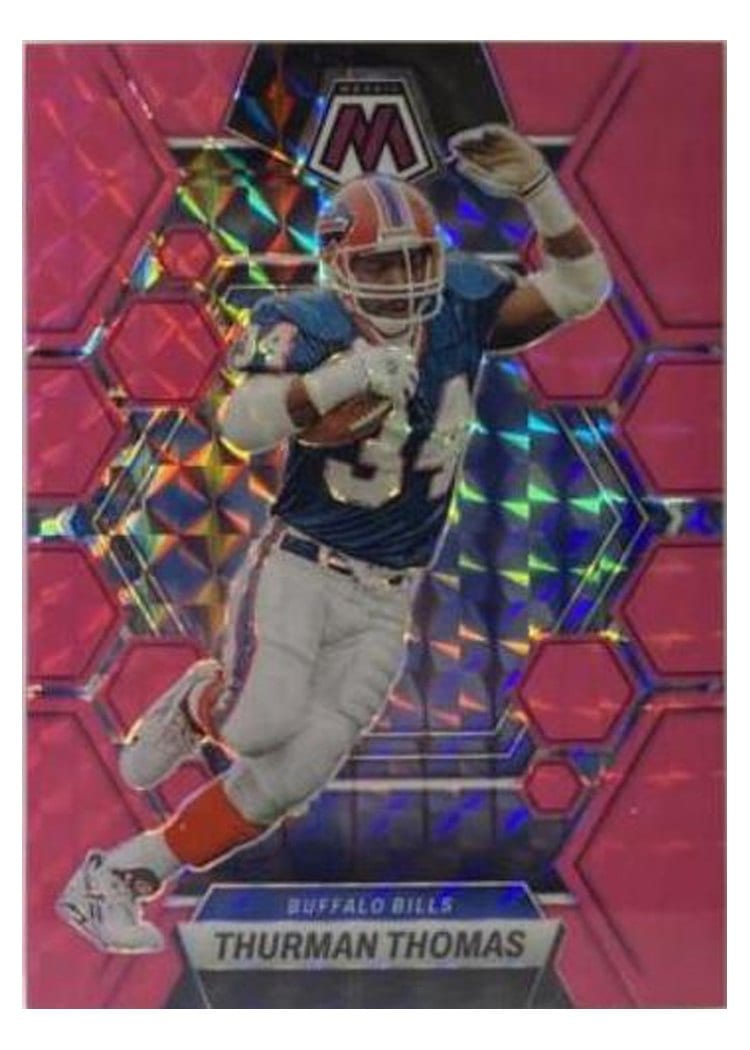 2023 Panini Mosaic Base Set Thurman Thomas #27 card