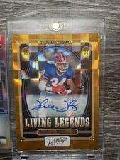 2024 Panini Prestige Living Legends Xtra Points Autographs Thurman Thomas #LL-TTS card