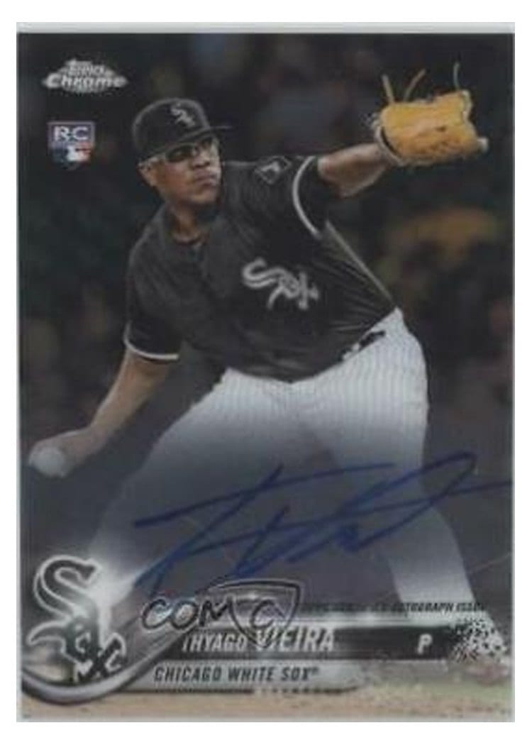 2018 Topps Chrome Rookie Autographs Thyago Vieira #RA-TV card