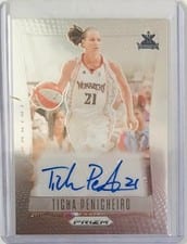 2024 Panini Prizm WNBA Throwback Signatures Ticha Penicheiro #TB-TP card