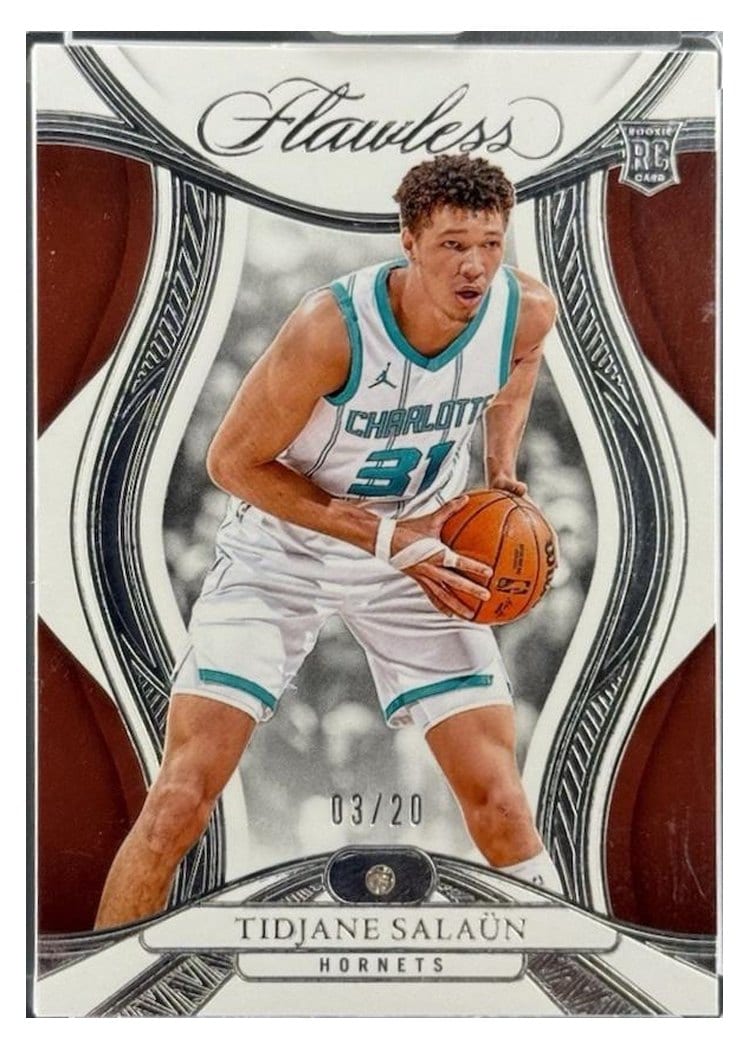 2024-25 Panini Flawless Base Gems Tidjane Salaun #79 card