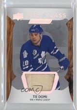 2024-25 Upper Deck Engrained Icons Cuts of Class Relics Tie Domi #CC-TD card