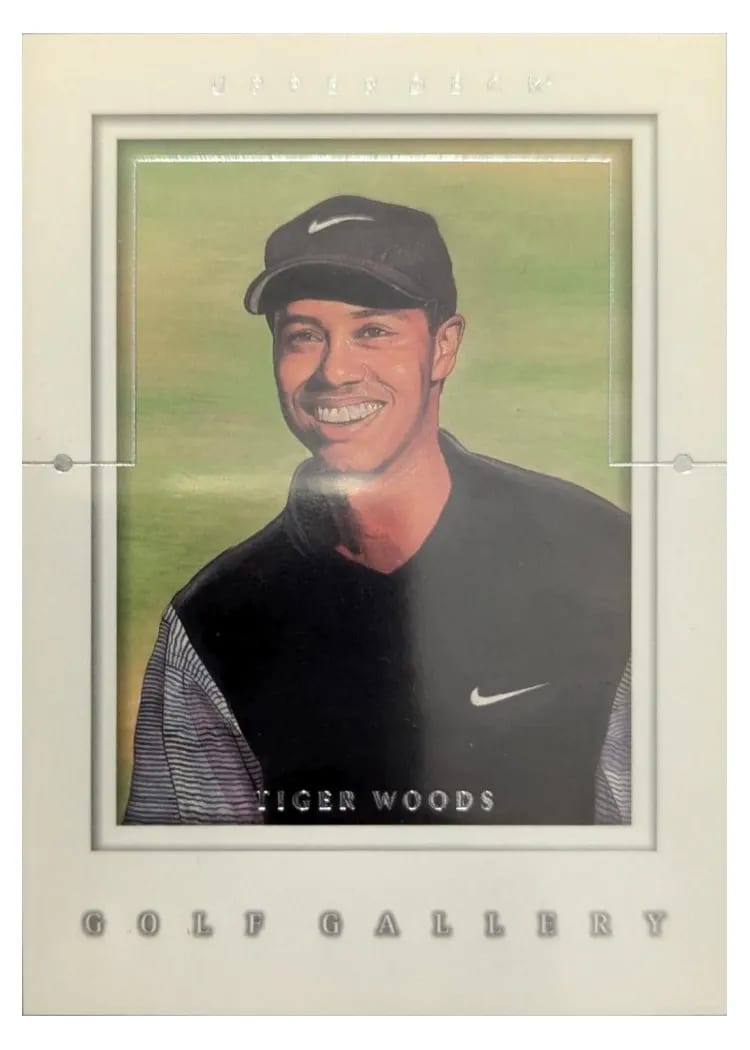 2001 Upper Deck Tiger Woods card