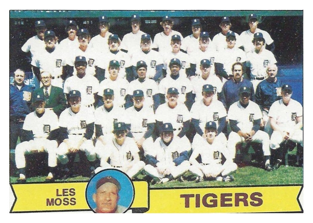 1979 Topps Tigers Team #66 card