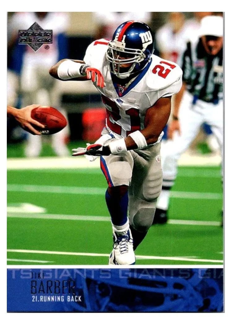 2003 Upper Deck Tiki Barber #44 card