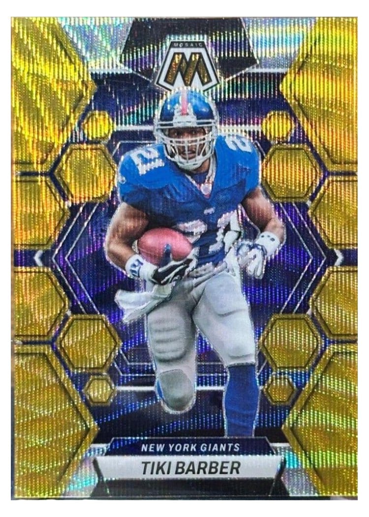 2023 Panini Mosaic Base Set Tiki Barber #180 card