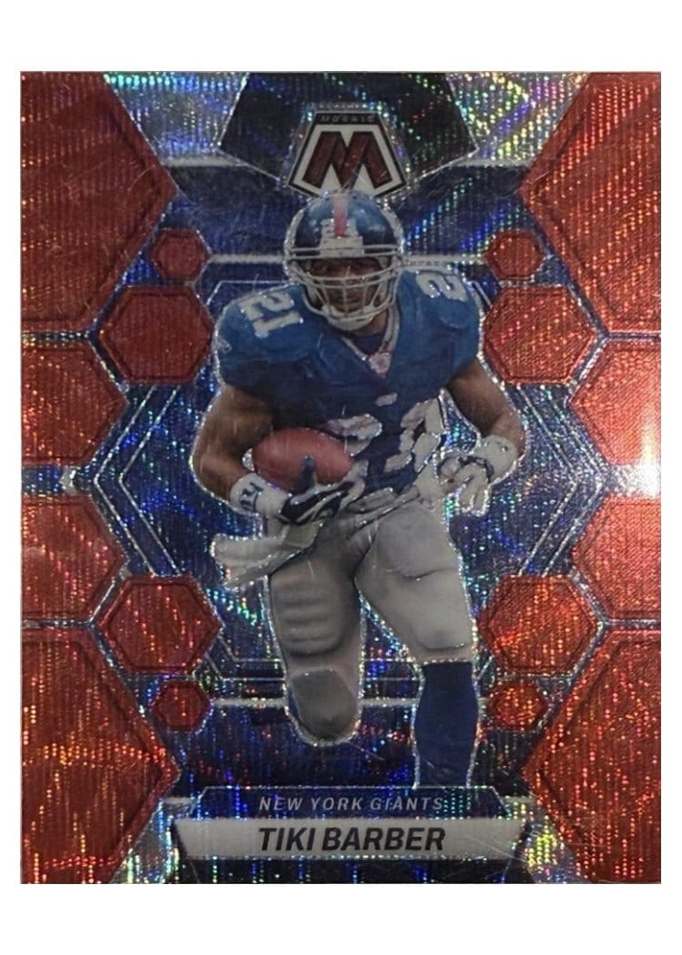 2023 Panini Mosaic Base Set Tiki Barber #180 card