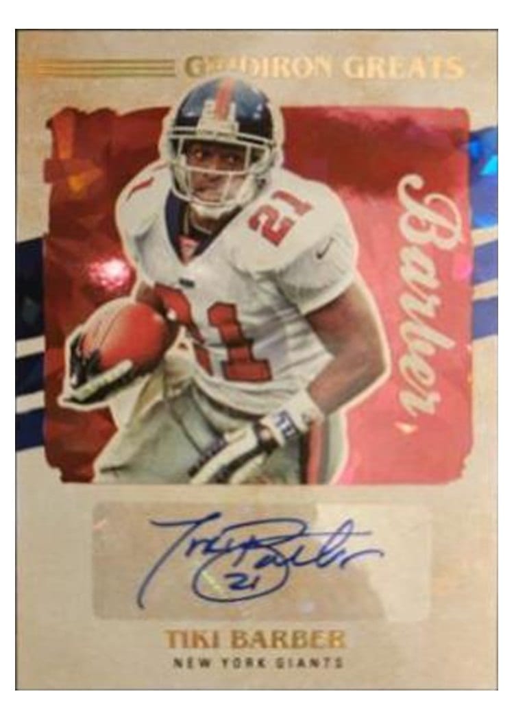 2024 Panini Mosaic Gridiron Greats Tiki Barber #GG47 card