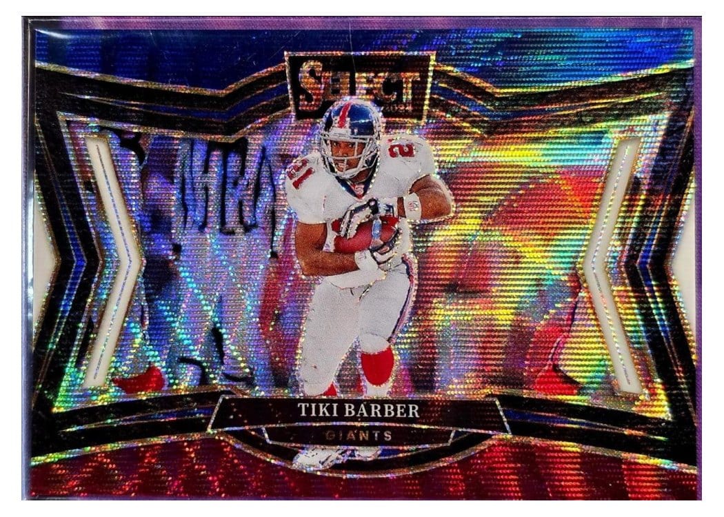 2024 Panini Select Base Set Tiki Barber Tri-Color Prizm #451 card