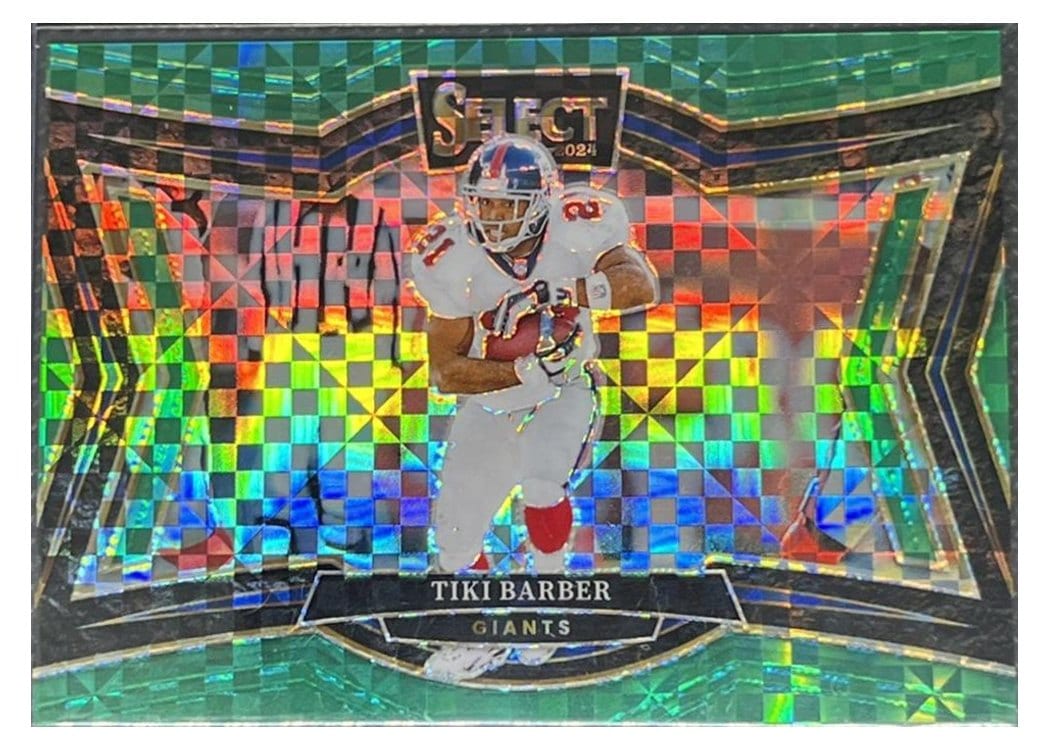 2024 Panini Select Base Set Tiki Barber Green Prizm #451