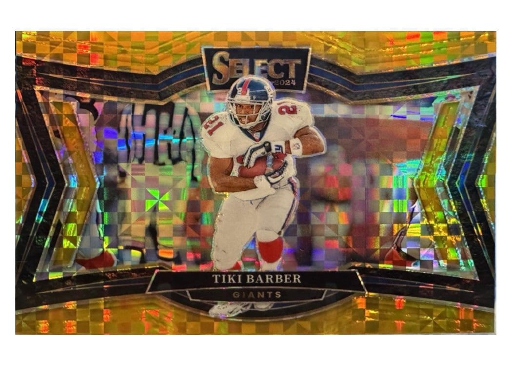 2024 Panini Select Base Set Tiki Barber Gold Mojo #451