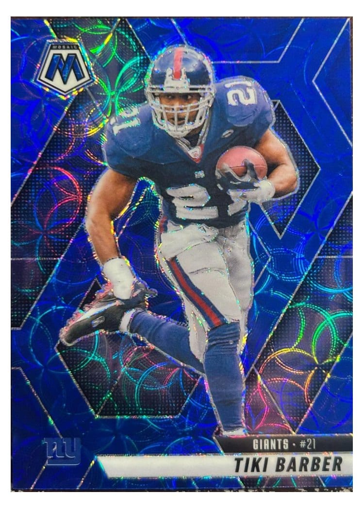 2025 Panini Mosaic Base Set Tiki Barber #12 card