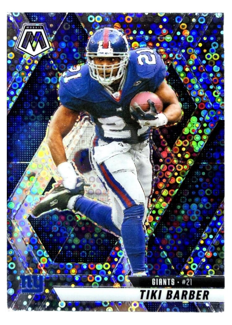 2025 Panini Mosaic Base Set Tiki Barber #12 card