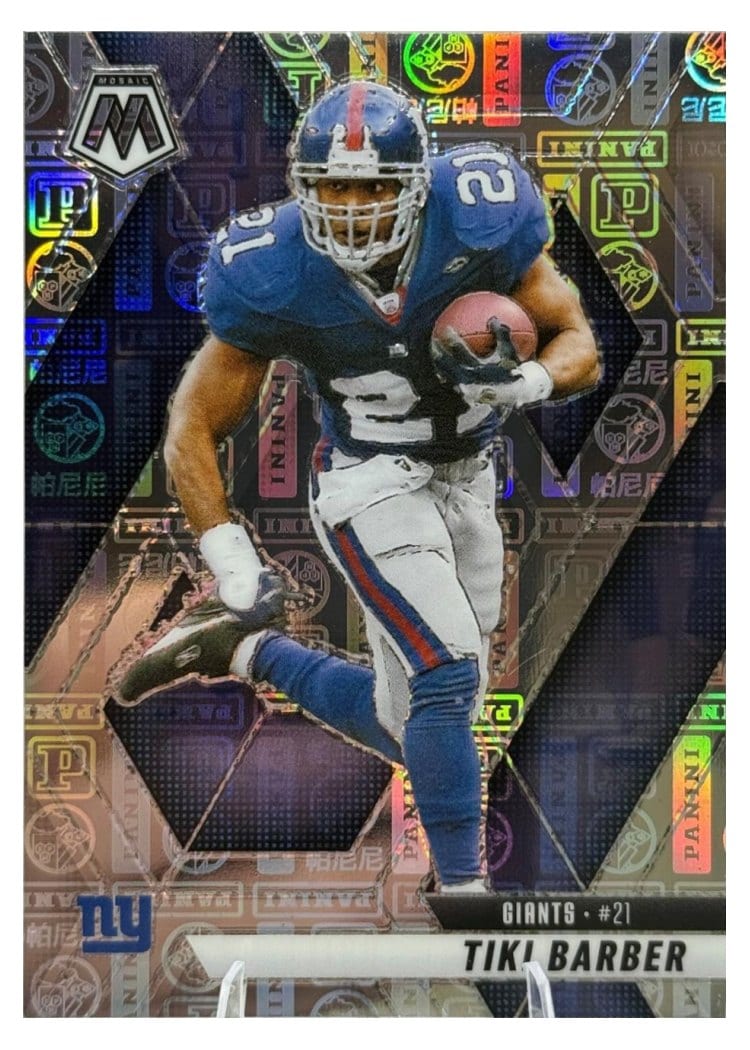 2025 Panini Mosaic Base Set Tiki Barber #12 card