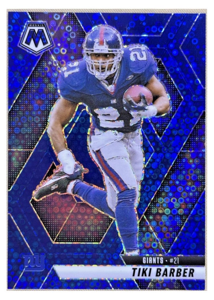 2025 Panini Mosaic Base Set Tiki Barber #12 card