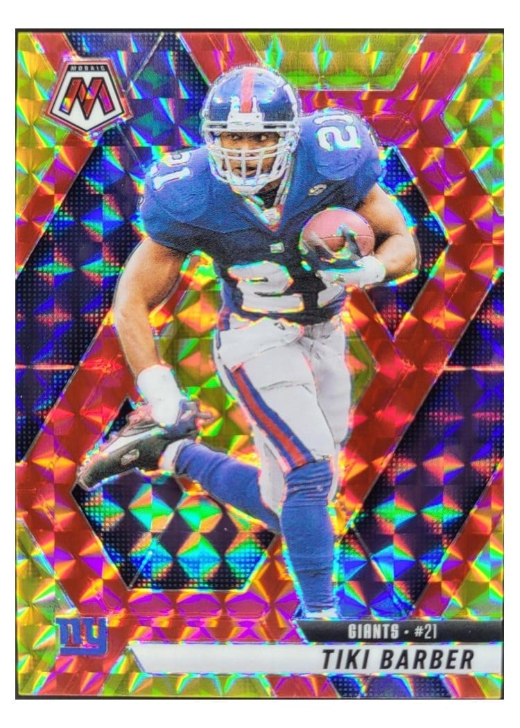 2025 Panini Mosaic Base Set Tiki Barber #12 card