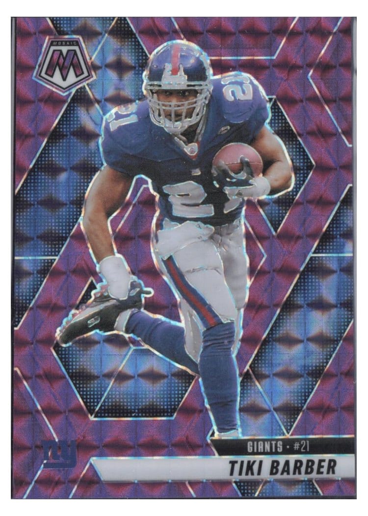 2025 Panini Mosaic Base Set Tiki Barber #12 card