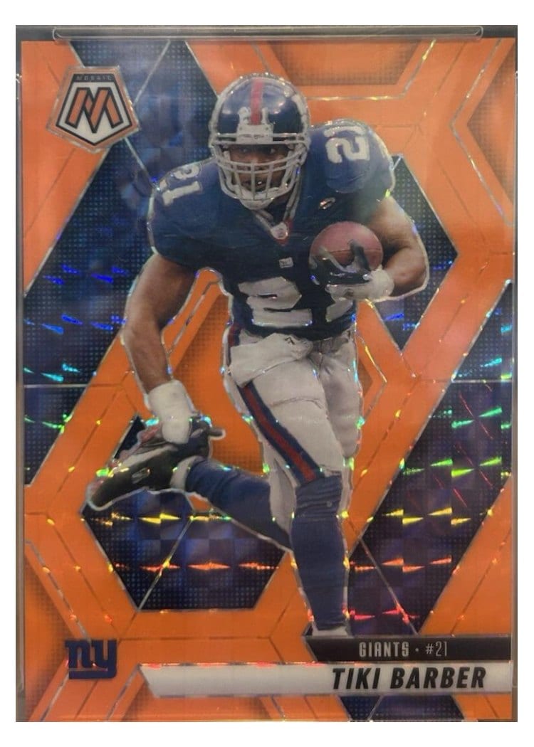 2025 Panini Mosaic Base Set Tiki Barber #12 card