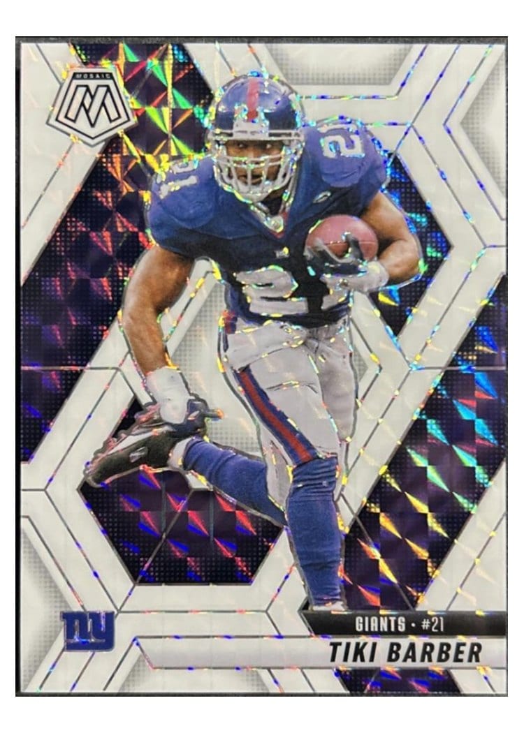 2025 Panini Mosaic Base Set Tiki Barber #12 card