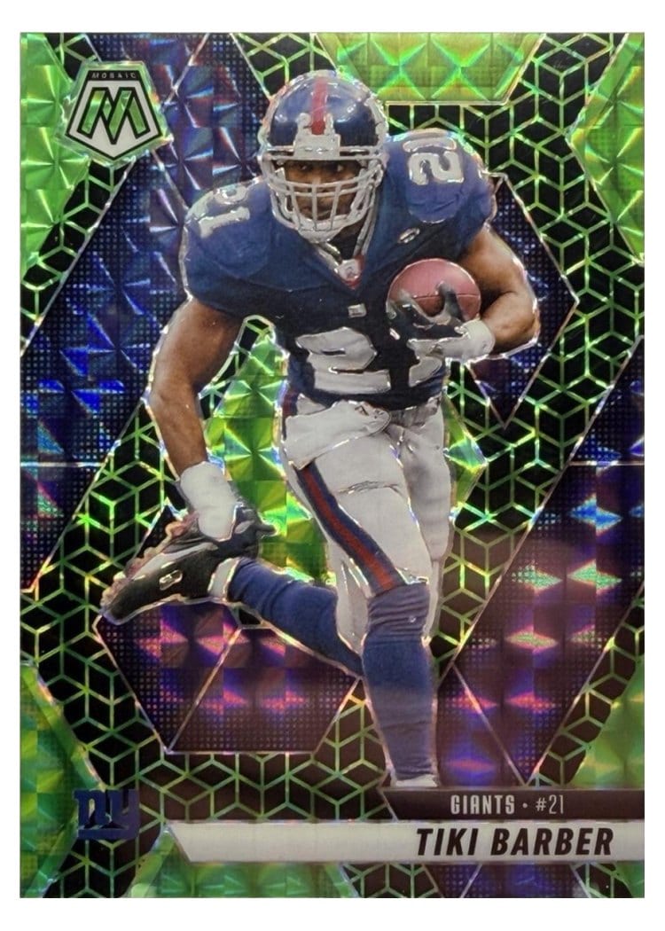 2025 Panini Mosaic Base Set Tiki Barber #12 card