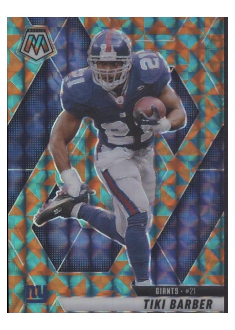 2025 Panini Mosaic Base Set Tiki Barber #12 card