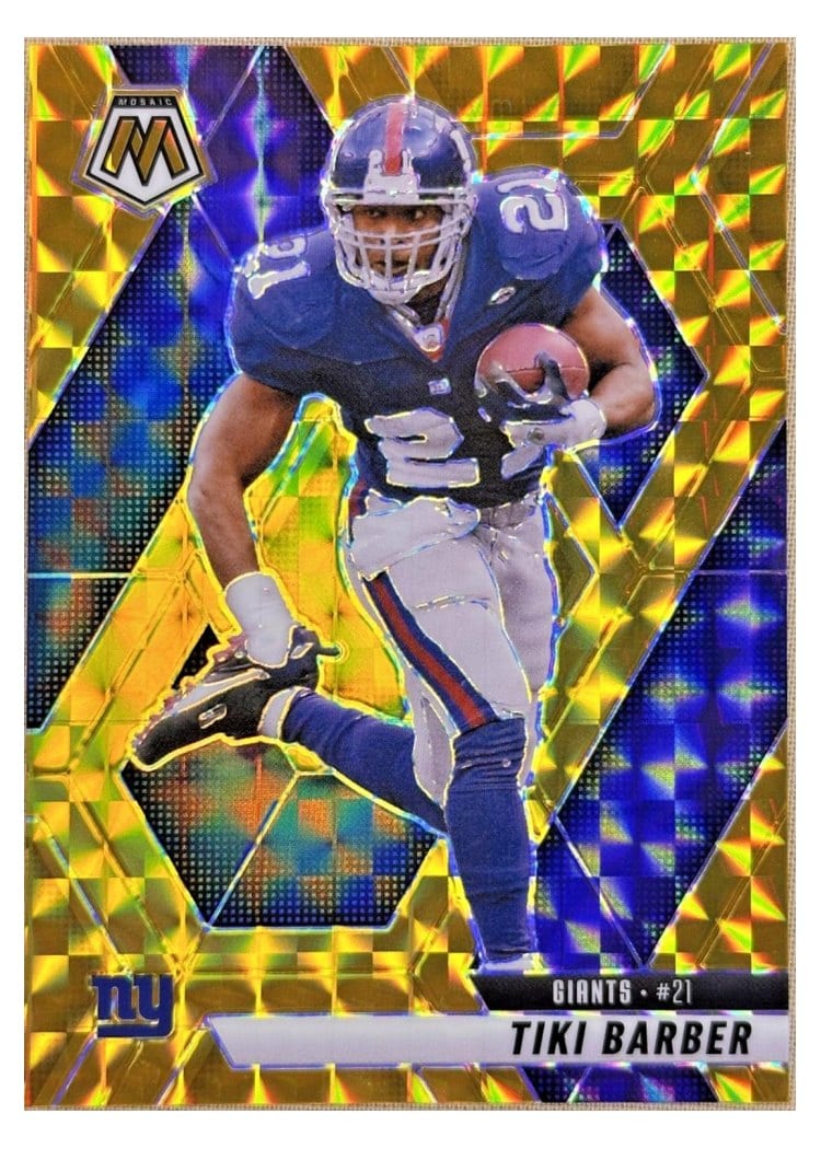 2025 Panini Mosaic Base Set Tiki Barber #12 card