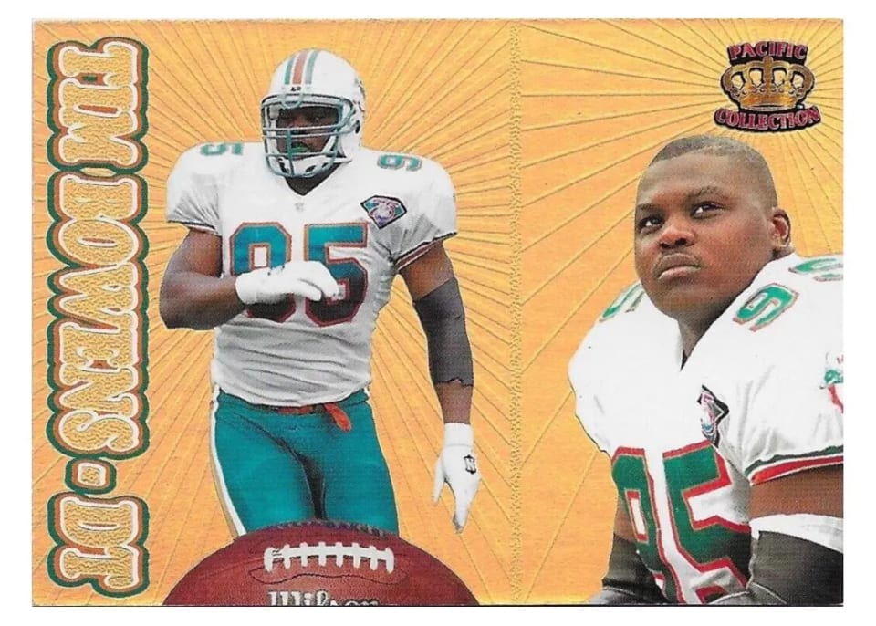 1995 Pacific Prisms Tim Bowens #47 card