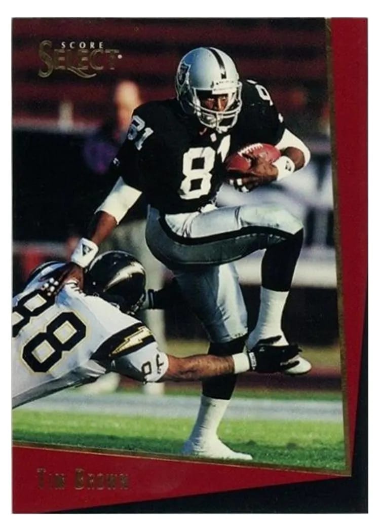 1993 Panini Select Tim Brown #14 card