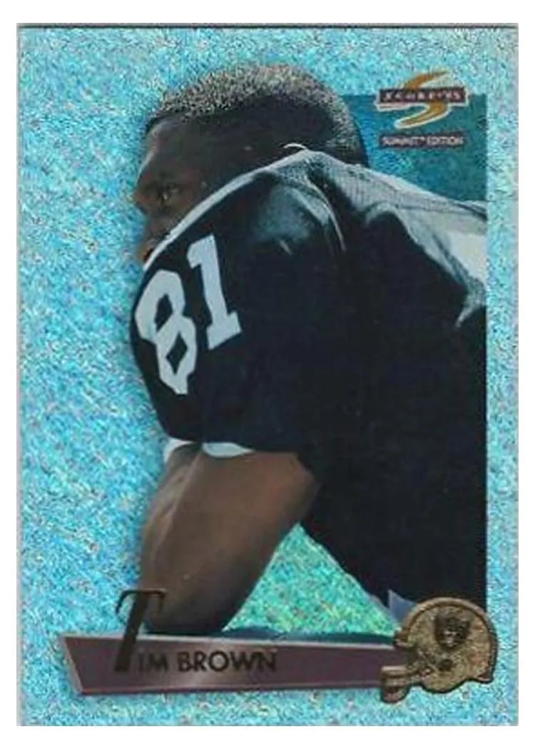 1995 Summit Tim Brown Ground Zero #44 card