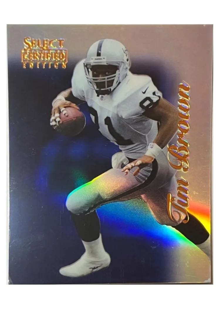 1996 Select Certified Tim Brown #61 card