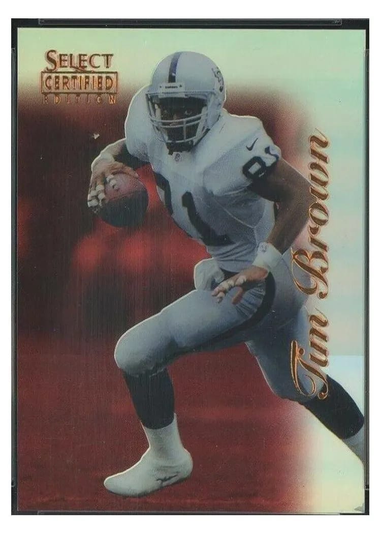1996 Select Certified Tim Brown #61 card
